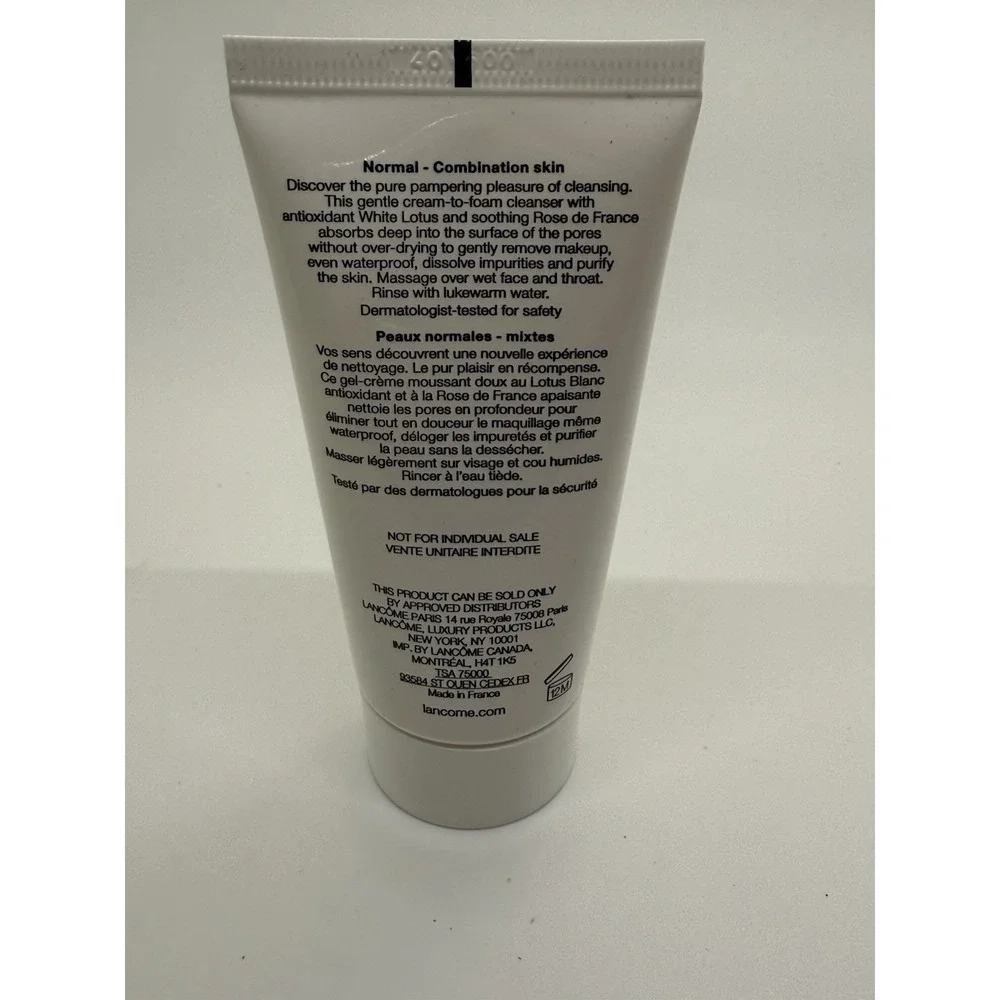Lancome Creme Mousse Confort Comforting Cleanser & Crème Radiance 1.7FLOz 50mL e